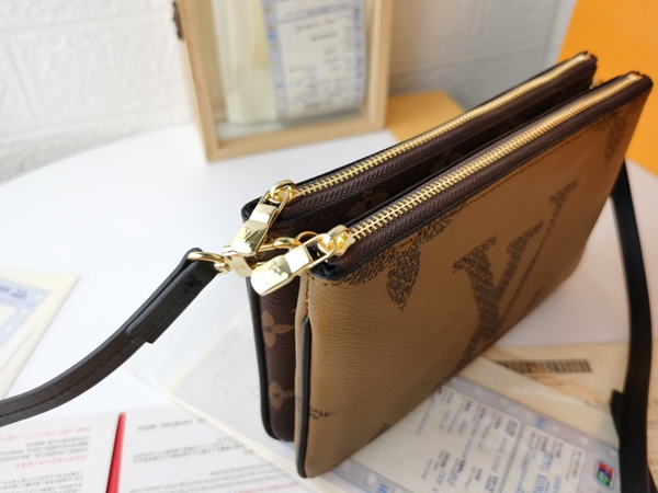 ルイヴィトンバッグ素材ディテール